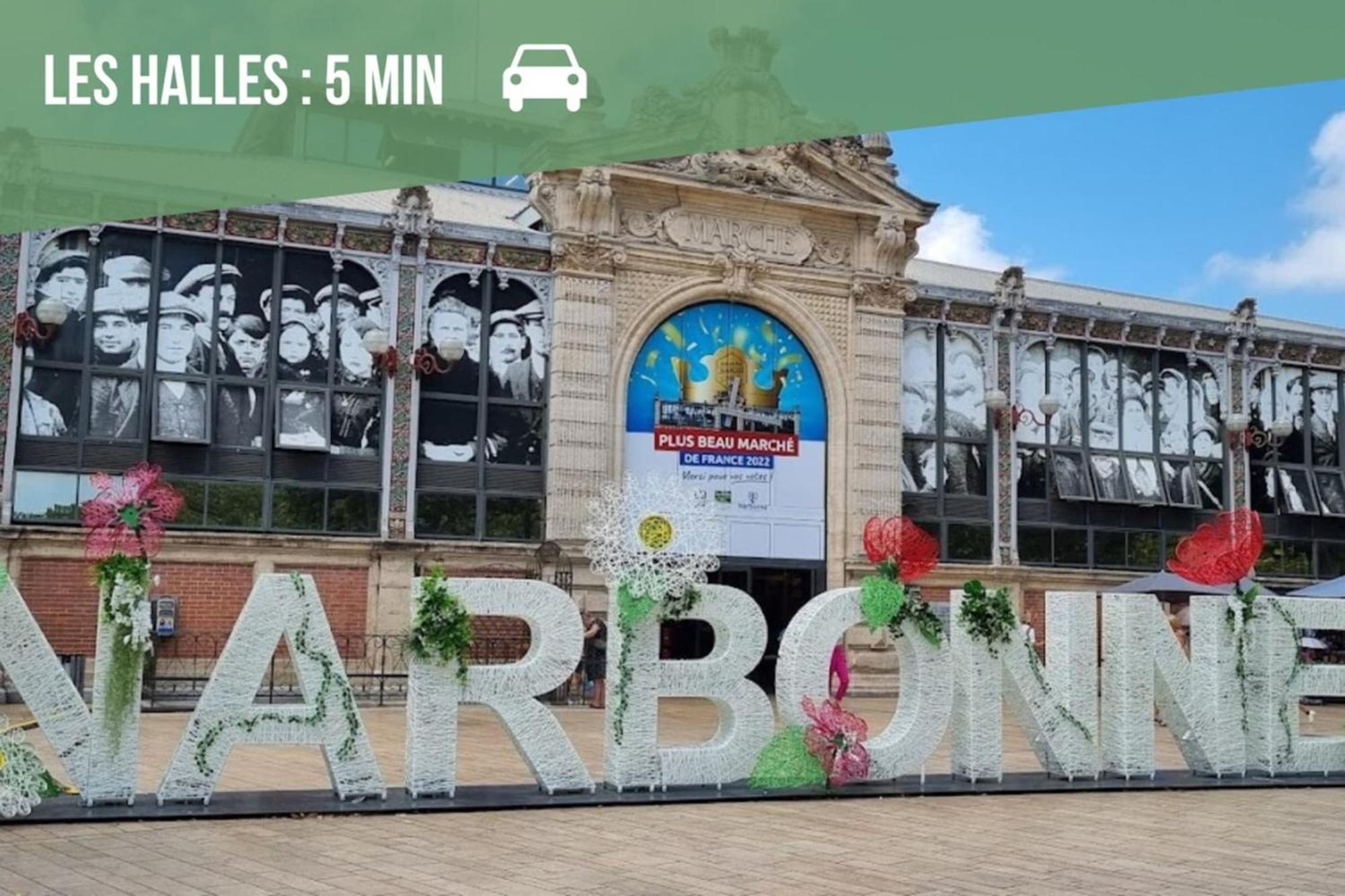 Le Cocon - Wifi - Cour Privative - Proche Halles Narbonne Buitenkant foto